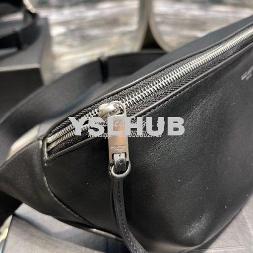 Replica YSL Saint Laurent Classic Belt Bag In Soft Black Leather 5