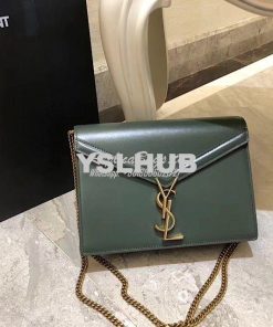 Replica YSL Saint Laurent Cassandra Monogram Clasp Bag In Smooth Leath