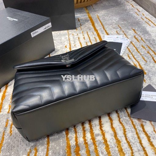Replica YSL Saint Laurent Medium Loulou Bag In Black "Y" Matelassé Lea 5