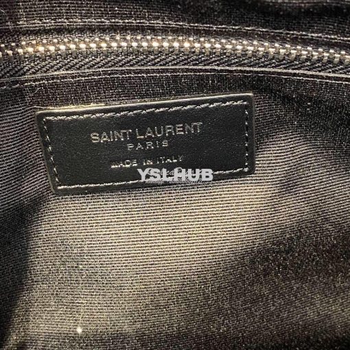 Replica YSL Saint Laurent Medium Loulou Bag In Black "Y" Matelassé Lea 10