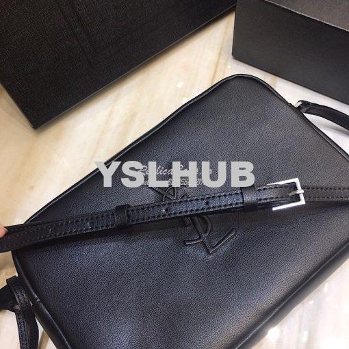 Replica YSL Saint Laurent Lou Camera Bag In Smooth Leather 520533 Blac 3