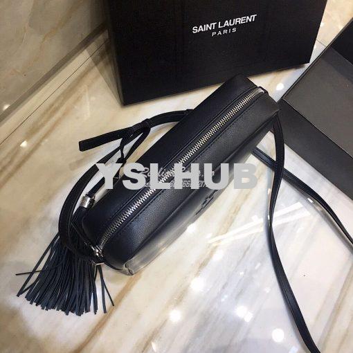 Replica YSL Saint Laurent Lou Camera Bag In Smooth Leather 520533 Blac 5