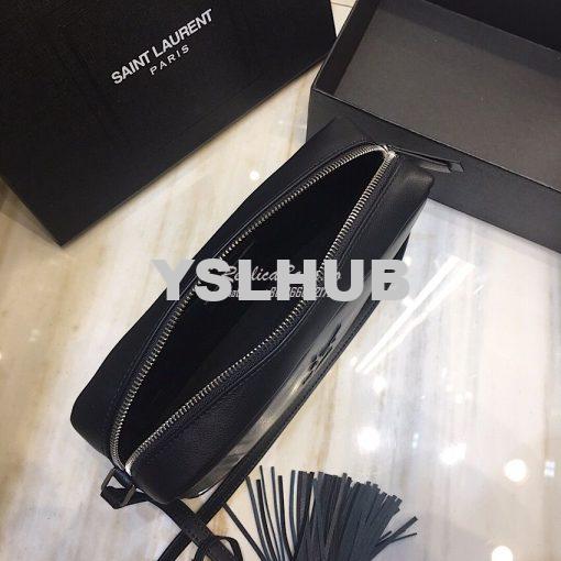 Replica YSL Saint Laurent Lou Camera Bag In Smooth Leather 520533 Blac 6