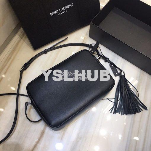 Replica YSL Saint Laurent Lou Camera Bag In Smooth Leather 520533 Blac 9