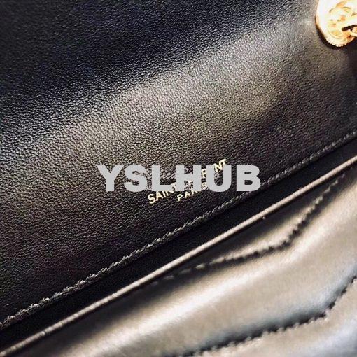 Replica YSL Saint Laurent Sulpice Small In Matelassé Leather Black 9