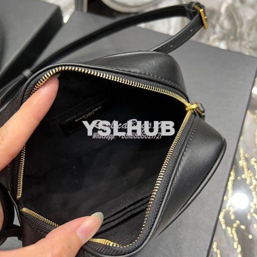 Replica YSL Saint Laurent Lou Belt Bag In Quilted Leather Black 9