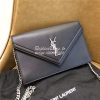 Replica YSL Saint Laurent Le Sept Chain Bag in black leather 5112620