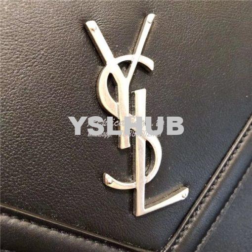 Replica YSL Saint Laurent Le Sept Chain Bag in black leather 5112620 5