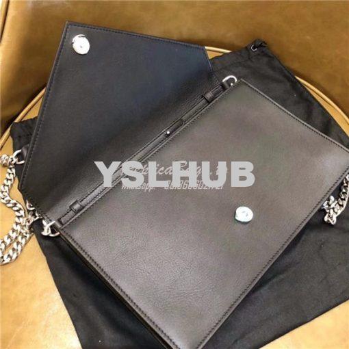 Replica YSL Saint Laurent Le Sept Chain Bag in black leather 5112620 6