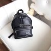 Replica YSL Saint Laurent mini toy city embroidered backpack in Black