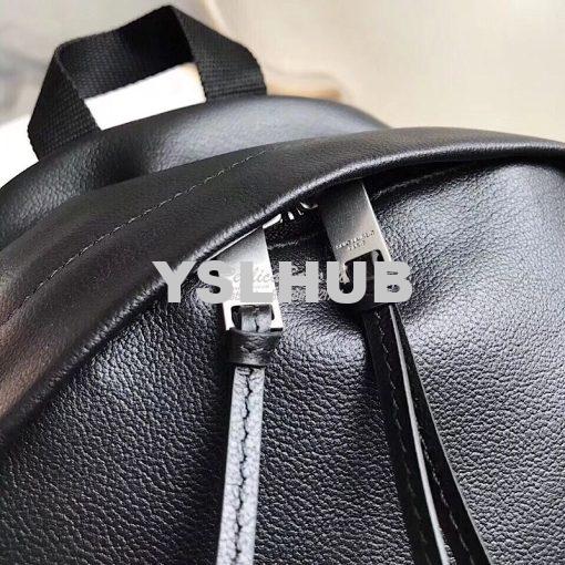 Replica YSL Saint Laurent mini toy city embroidered backpack in Black 5