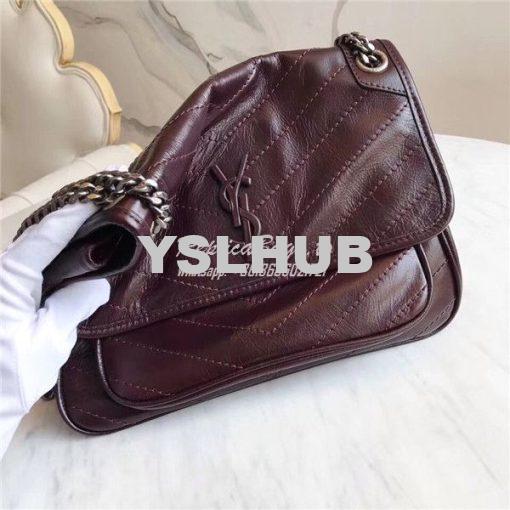 Replica YSL Saint Laurent Niki Chain Bag In Vintage Crinkled And Quilt 2