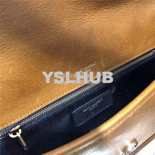 Replica YSL Saint Laurent Small Niki Chain Bag In cognac Leather 9