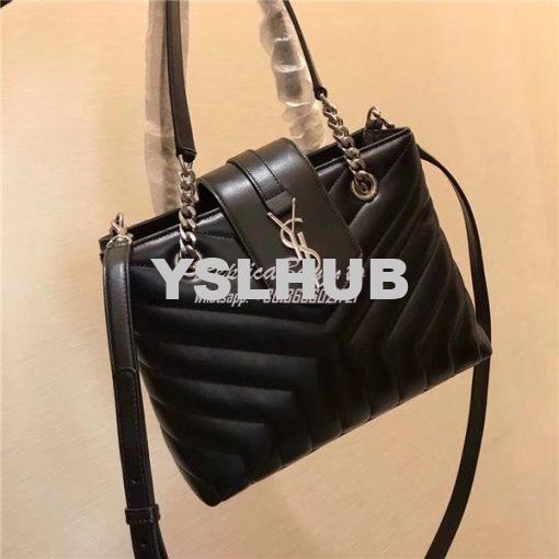 Replica YSL Saint Laurent Small Loulou Shopping Bag In Black “y” Quilt 2