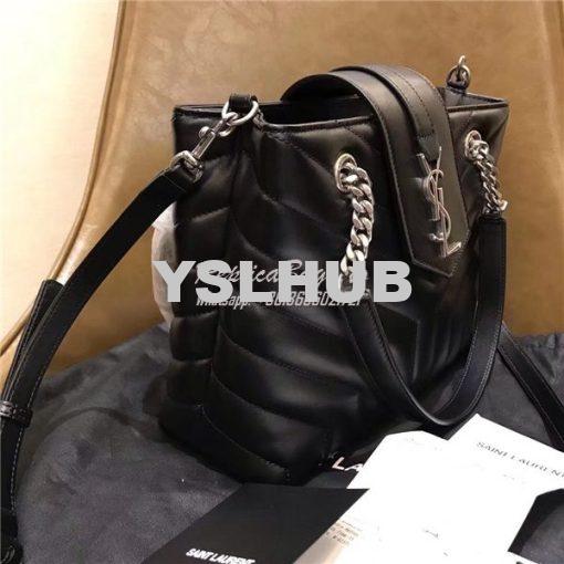 Replica YSL Saint Laurent Small Loulou Shopping Bag In Black “y” Quilt 5