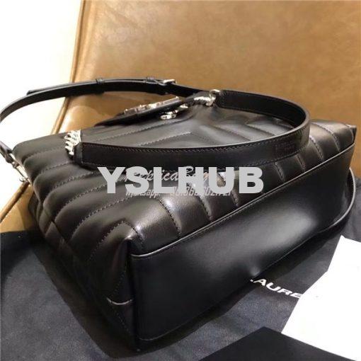 Replica YSL Saint Laurent Small Loulou Shopping Bag In Black “y” Quilt 12