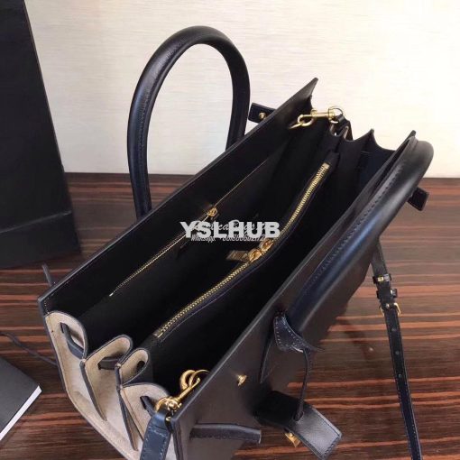 Replica YSL Yves Saint Laurent Classic Sac De Jour Bag in black leathe 7