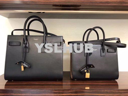 Replica YSL Yves Saint Laurent Classic Sac De Jour Bag in black leathe 11