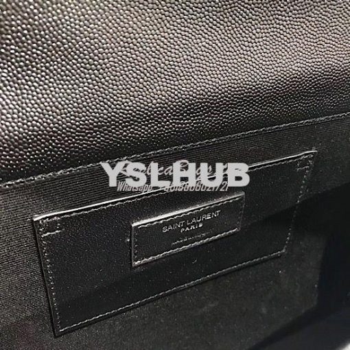 Replica YSL Saint Laurent Large Kate Chain Bag In Black Grain De Poudr 7