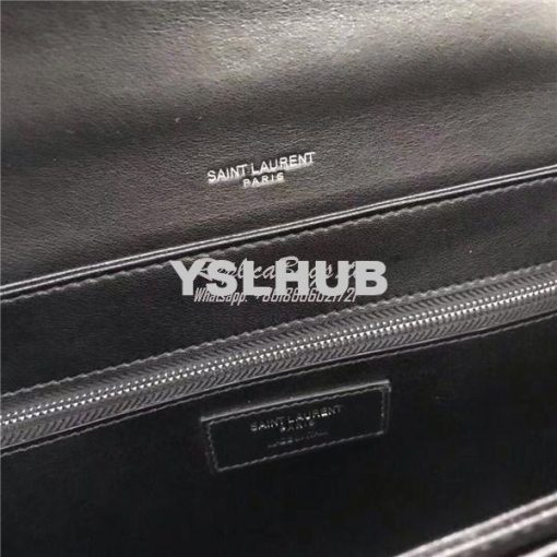 Replica YSL Saint Laurent Babylone Top Handle Bag In Black Crocodile E 13