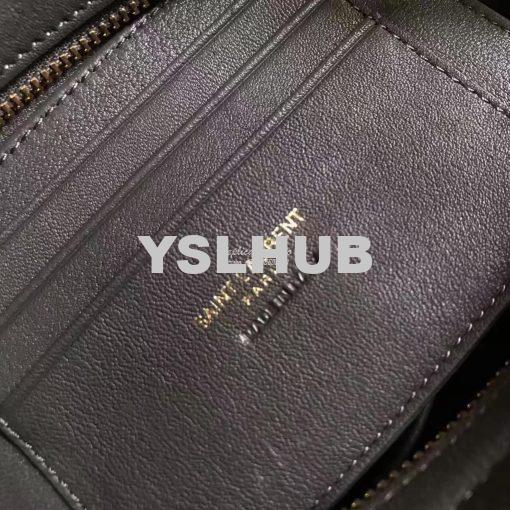Replica YSL Yves Saint Laurent Toy Cabas Bag in Grey 8