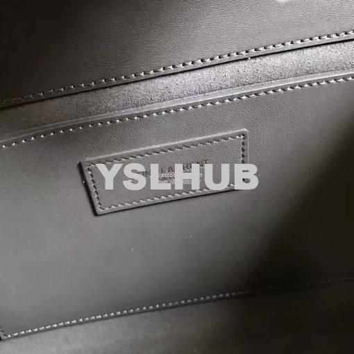 Replica YSL Classic Medium Monogram Saint Laurent Satchel In Grey Smoo 9