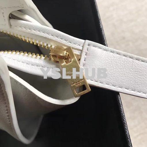 Replica YSL Yves Saint Laurent Toy Cabas Bag in White 5