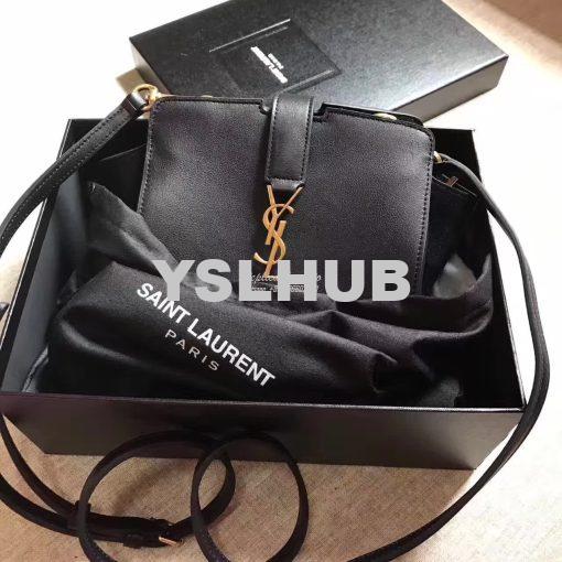 Replica YSL Yves Saint Laurent Toy Cabas Bag in Black 3