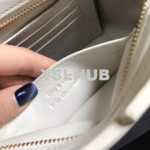 Replica YSL Yves Saint Laurent Toy Cabas Bag in White 10