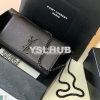Replica YSL Saint Laurent Large Kate Chain Bag In Black Smooth Leather 11