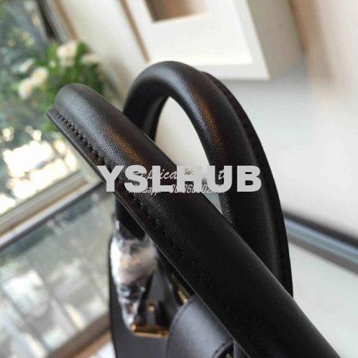 Replica YSL Yves Saint Laurent Cabas Y Calfskin Black Leather Tote Bag 7