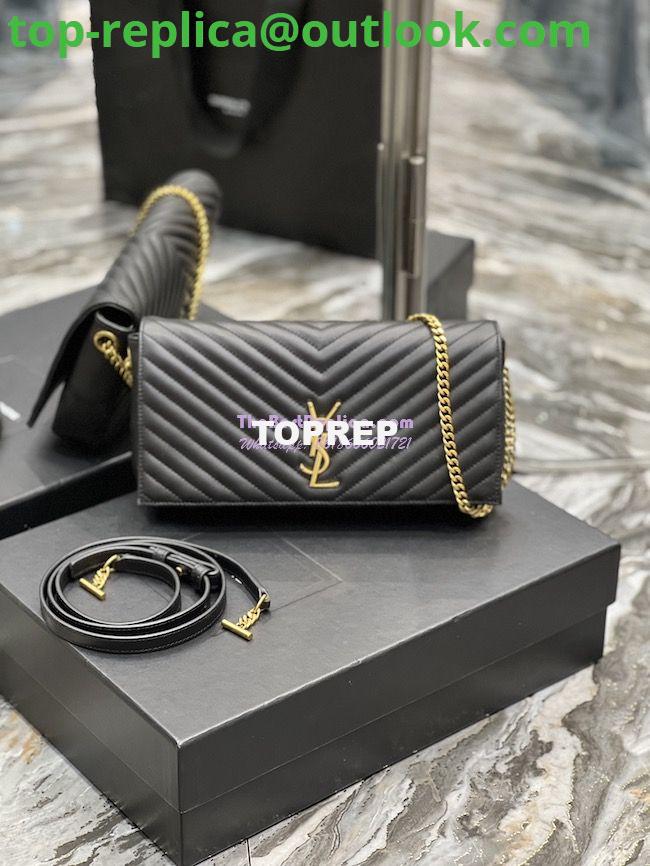 Replica YSL Saint Laurent Kate 99 Chain Bag In Quilted Lambskin 6606181 Black 2 Replica YSL Saint Laurent Kate 99 Chain Bag In Quilted Lambskin 6606181 Black 2