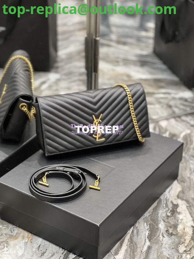 Replica YSL Saint Laurent Kate 99 Chain Bag In Quilted Lambskin 6606181 Black 3 Replica YSL Saint Laurent Kate 99 Chain Bag In Quilted Lambskin 6606181 Black 3