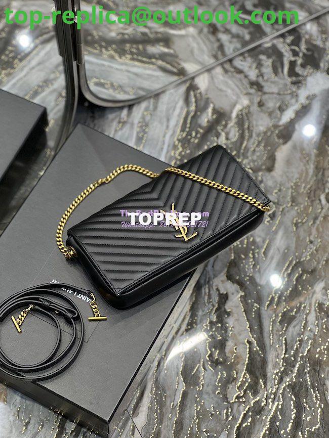 Replica YSL Saint Laurent Kate 99 Chain Bag In Quilted Lambskin 6606181 Black 6 Replica YSL Saint Laurent Kate 99 Chain Bag In Quilted Lambskin 6606181 Black 6