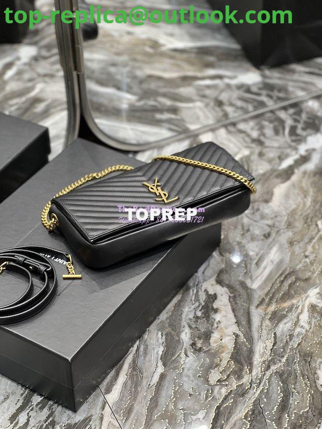 Replica YSL Saint Laurent Kate 99 Chain Bag In Quilted Lambskin 6606181 Black 12 Replica YSL Saint Laurent Kate 99 Chain Bag In Quilted Lambskin 6606181 Black 12