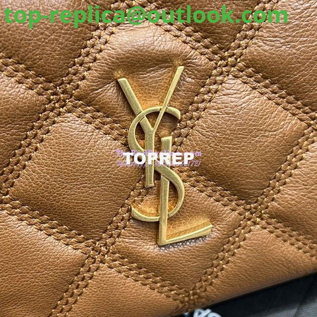 Replica Saint Laurent YSL Becky Double-Zip Pouch in Quilted Lambskin 608941 Caramel 5 Replica Saint Laurent YSL Becky Double-Zip Pouch in Quilted Lambskin 608941 Caramel 5