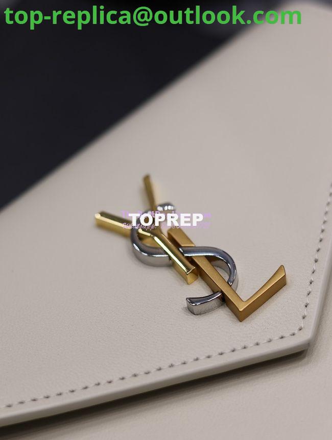 Replica YSL Saint Laurent Cassandre Envelope Chain Wallet In Smooth Leather 743050 Blanc 8 Replica YSL Saint Laurent Cassandre Envelope Chain Wallet In Smooth Leather 743050 Blanc 8