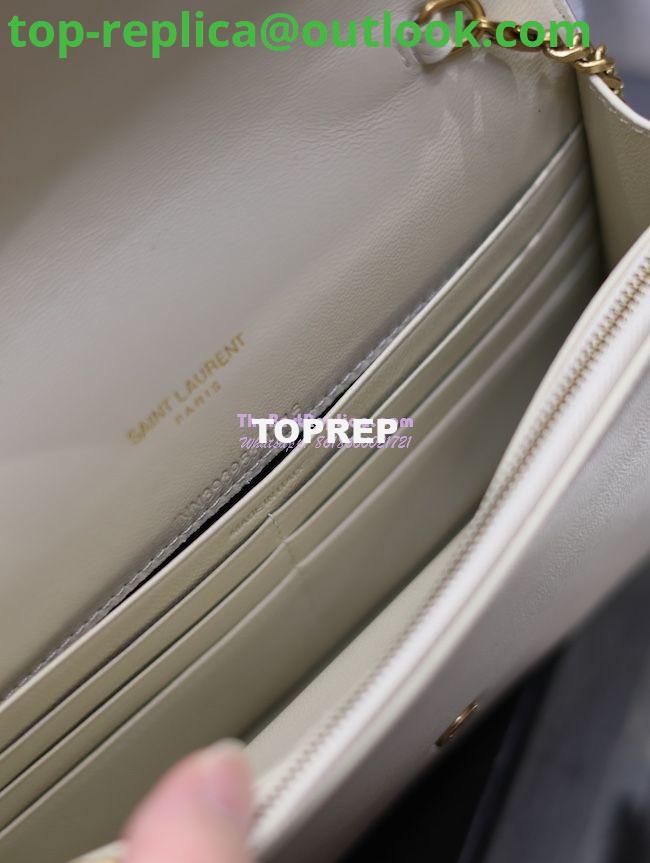 Replica YSL Saint Laurent Cassandre Envelope Chain Wallet In Smooth Leather 743050 Blanc 11 Replica YSL Saint Laurent Cassandre Envelope Chain Wallet In Smooth Leather 743050 Blanc 11