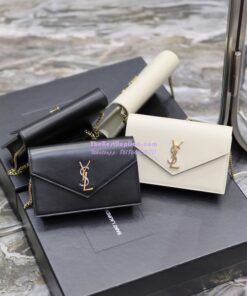 Replica YSL Saint Laurent Cassandre Envelope Chain Wallet In Smooth Leather 743050 Black Replica YSL Saint Laurent Cassandre Envelope Chain Wallet In Smooth Leather 743050 Black