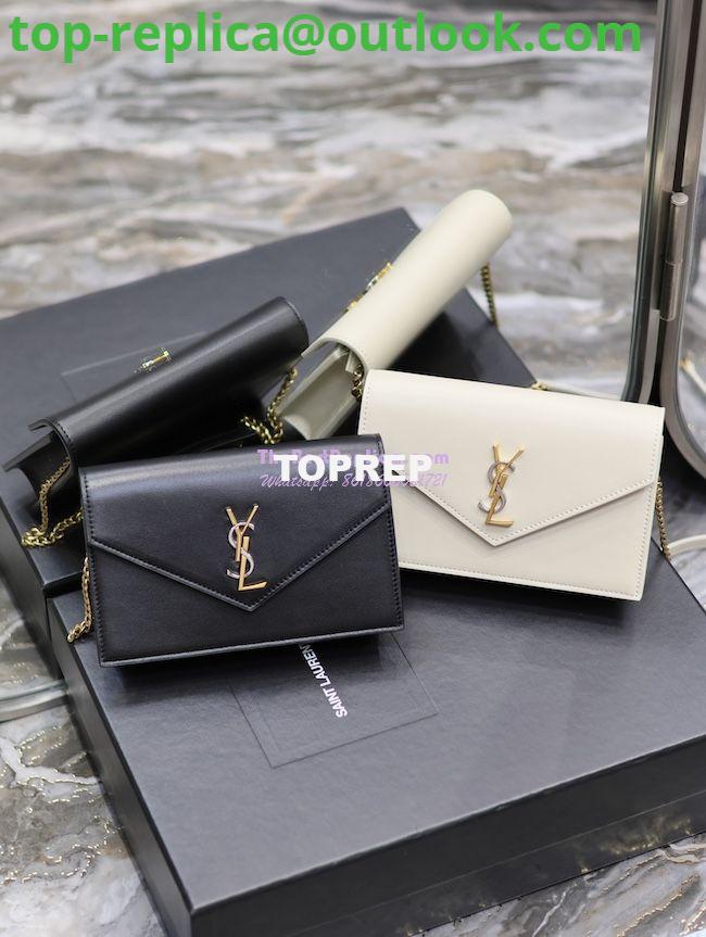 Replica YSL Saint Laurent Cassandre Envelope Chain Wallet In Smooth Leather 743050 Black Replica YSL Saint Laurent Cassandre Envelope Chain Wallet In Smooth Leather 743050 Black