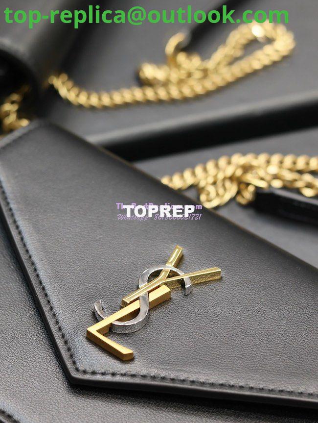 Replica YSL Saint Laurent Cassandre Envelope Chain Wallet In Smooth Leather 743050 Black 7 Replica YSL Saint Laurent Cassandre Envelope Chain Wallet In Smooth Leather 743050 Black 7