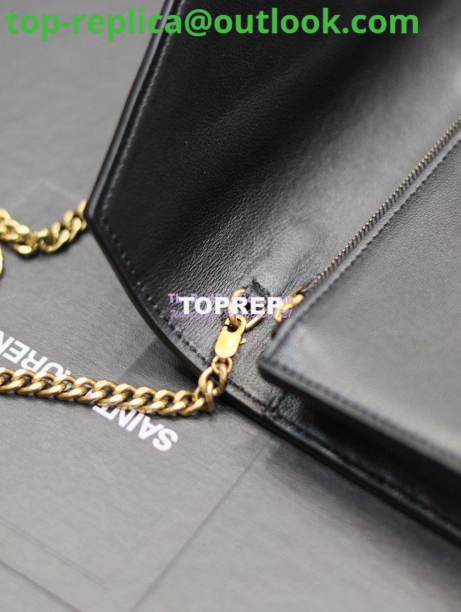 Replica YSL Saint Laurent Cassandre Envelope Chain Wallet In Smooth Leather 743050 Black 9 Replica YSL Saint Laurent Cassandre Envelope Chain Wallet In Smooth Leather 743050 Black 9
