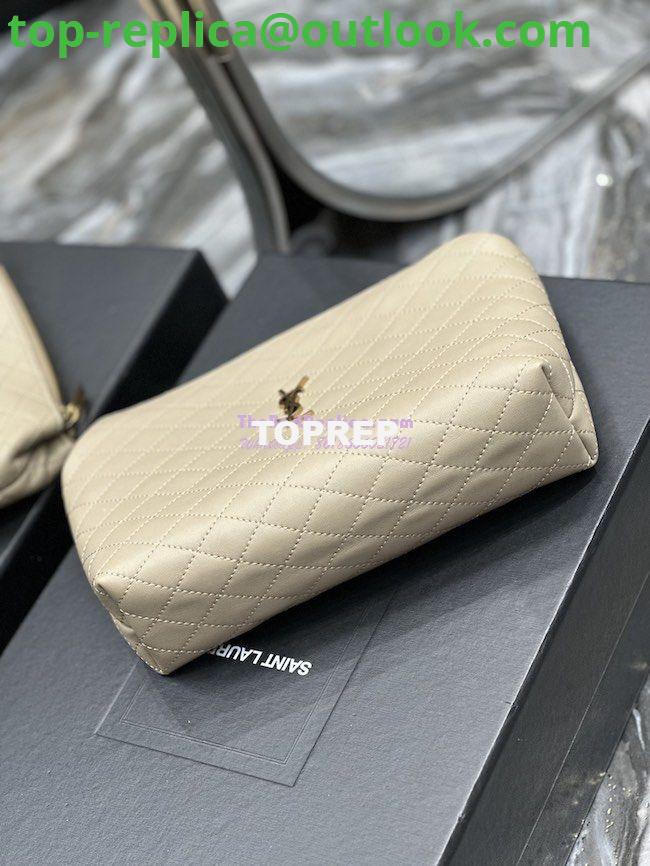 Replica YSL Saint Laurent Gaby Cosmetic Pouch In Quilted Leather 7339551 Beige 7 Replica YSL Saint Laurent Gaby Cosmetic Pouch In Quilted Leather 7339551 Beige 7