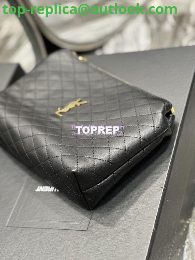 Replica YSL Saint Laurent Gaby Cosmetic Pouch In Quilted Leather 7339551 Black 6 Replica YSL Saint Laurent Gaby Cosmetic Pouch In Quilted Leather 7339551 Black 6