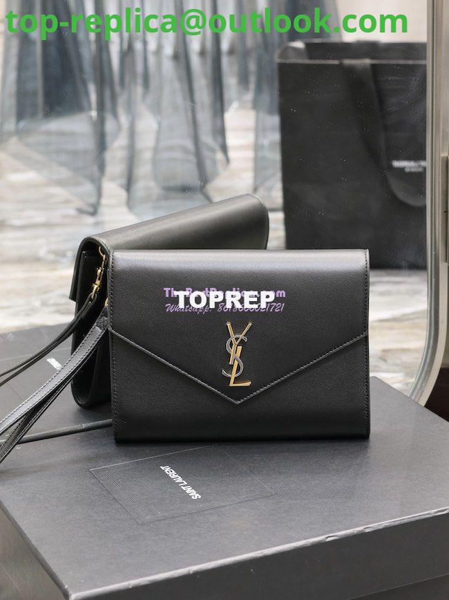 Replica YSL Saint Laurent Cassandre Flap Pouch In Smooth Leather 650858 Black 2 Replica YSL Saint Laurent Cassandre Flap Pouch In Smooth Leather 650858 Black 2