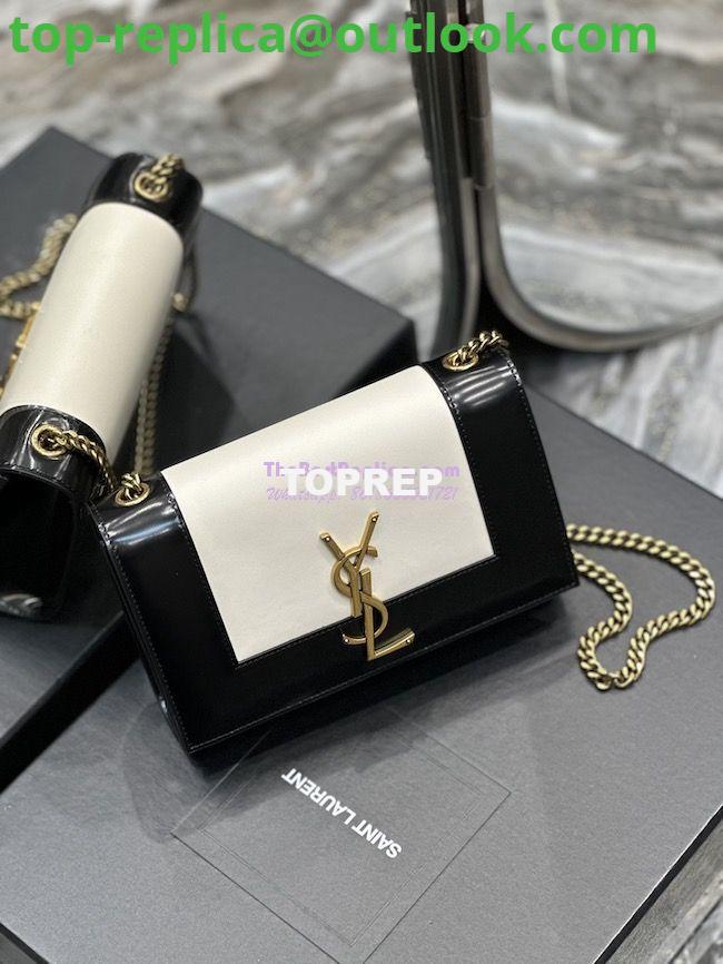 Replica YSL Saint Laurent Kate small two-tone leather shoulder bag Lambskin 742580 2 Replica YSL Saint Laurent Kate small two-tone leather shoulder bag Lambskin 742580 2