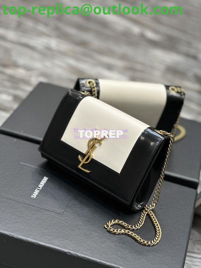 Replica YSL Saint Laurent Kate small two-tone leather shoulder bag Lambskin 742580 3 Replica YSL Saint Laurent Kate small two-tone leather shoulder bag Lambskin 742580 3