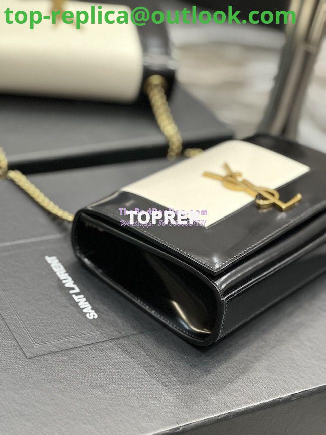 Replica YSL Saint Laurent Kate small two-tone leather shoulder bag Lambskin 742580 9 Replica YSL Saint Laurent Kate small two-tone leather shoulder bag Lambskin 742580 9