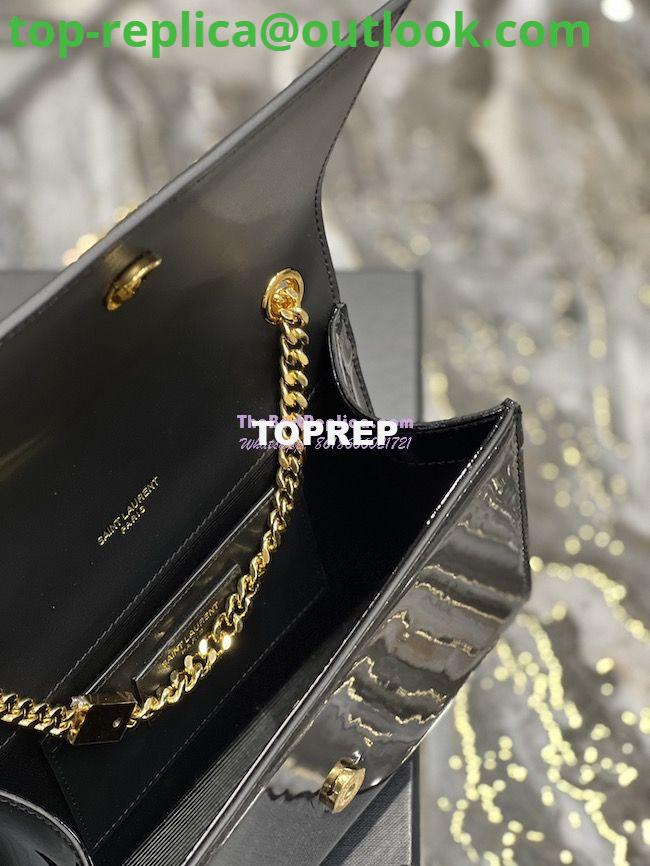 Replica YSL Saint Laurent Kate small chain bag in Patent Calfskin 469390 Black 9 Replica YSL Saint Laurent Kate small chain bag in Patent Calfskin 469390 Black 9