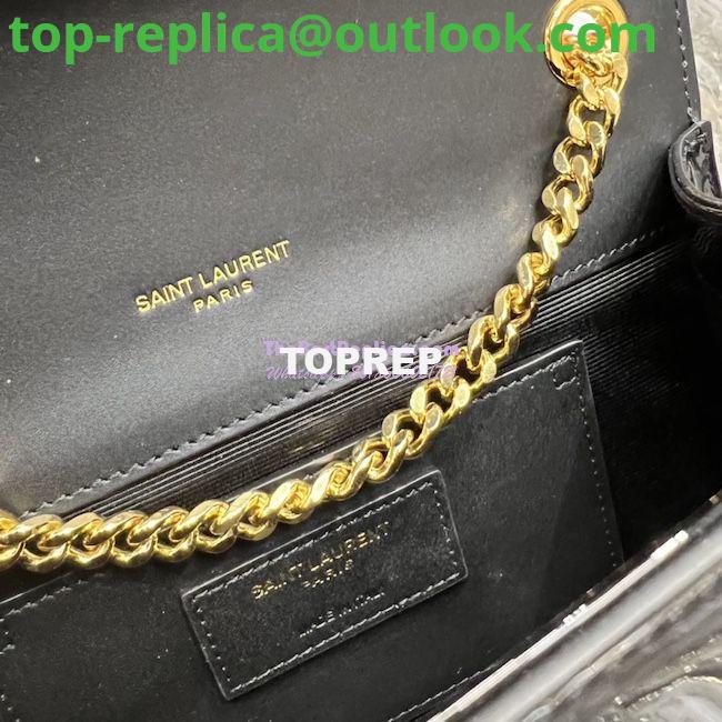 Replica YSL Saint Laurent Kate small chain bag in Patent Calfskin 469390 Black 10 Replica YSL Saint Laurent Kate small chain bag in Patent Calfskin 469390 Black 10